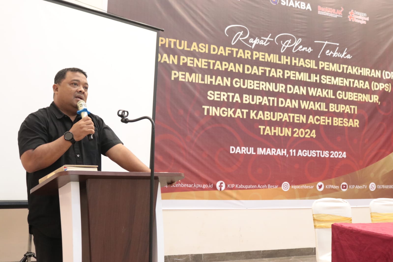 Melalui Sekda, Pj Bupati Berharap Pilkada di Aceh Besar Tak Terjadi Pemilu Ulang
