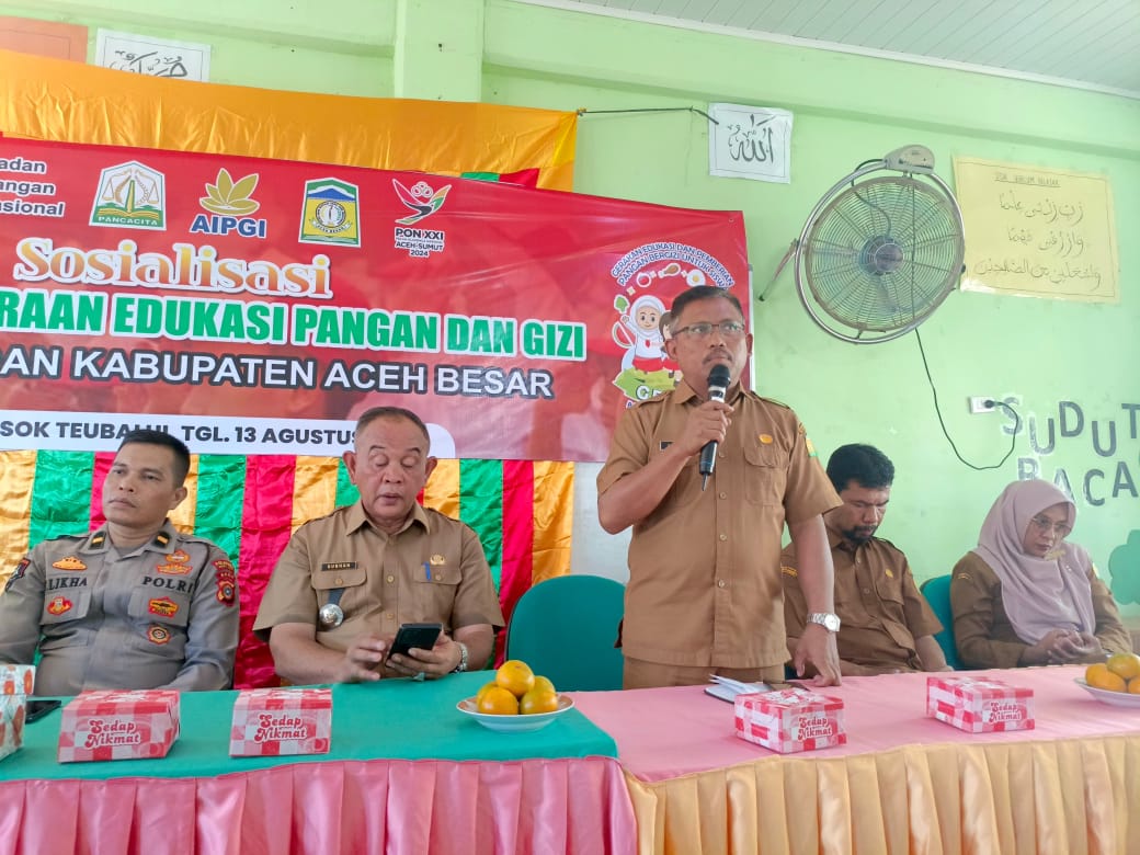 Pemkab Aceh Besar Sosialisasi Gerakan Edukasi dan Pemberian Makanan Bergizi