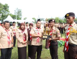 Pj Bupati Iswanto Tutup Kemah Budaya Pramuka Aceh Besar