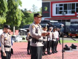 Kapolres Aceh Besar Pimpin Apel Gelar Pasukan Operasi Mantap Praja Seulawah 2024