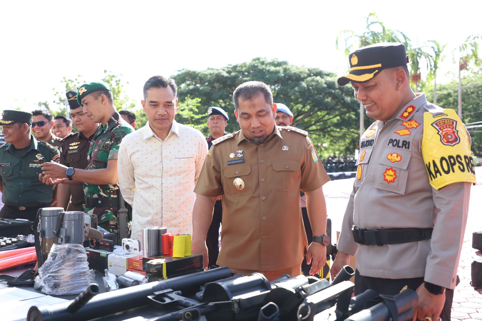Pj Bupati Iswanto Hadiri Apel Gelar Pasukan Operasi Mantap Praja Seulawah 2024