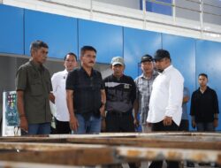 Bersama Presiden Ferkushi, Pj Bupati Aceh Besar Tinjau Persiapan Venue Kurash PON XXI di JSC Kota Jantho