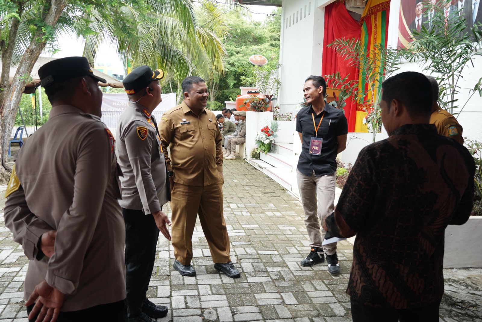 Sekda Aceh Besar Pantau Pengamanan Jelang Pendaftaran Bacalon Kepala Daerah