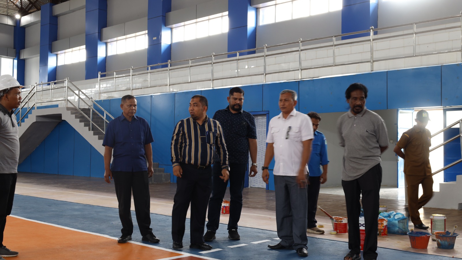 Tinjau Venue Kurash, Pj Bupati Aceh Besar: Siap Digunakan untuk PON ke-21