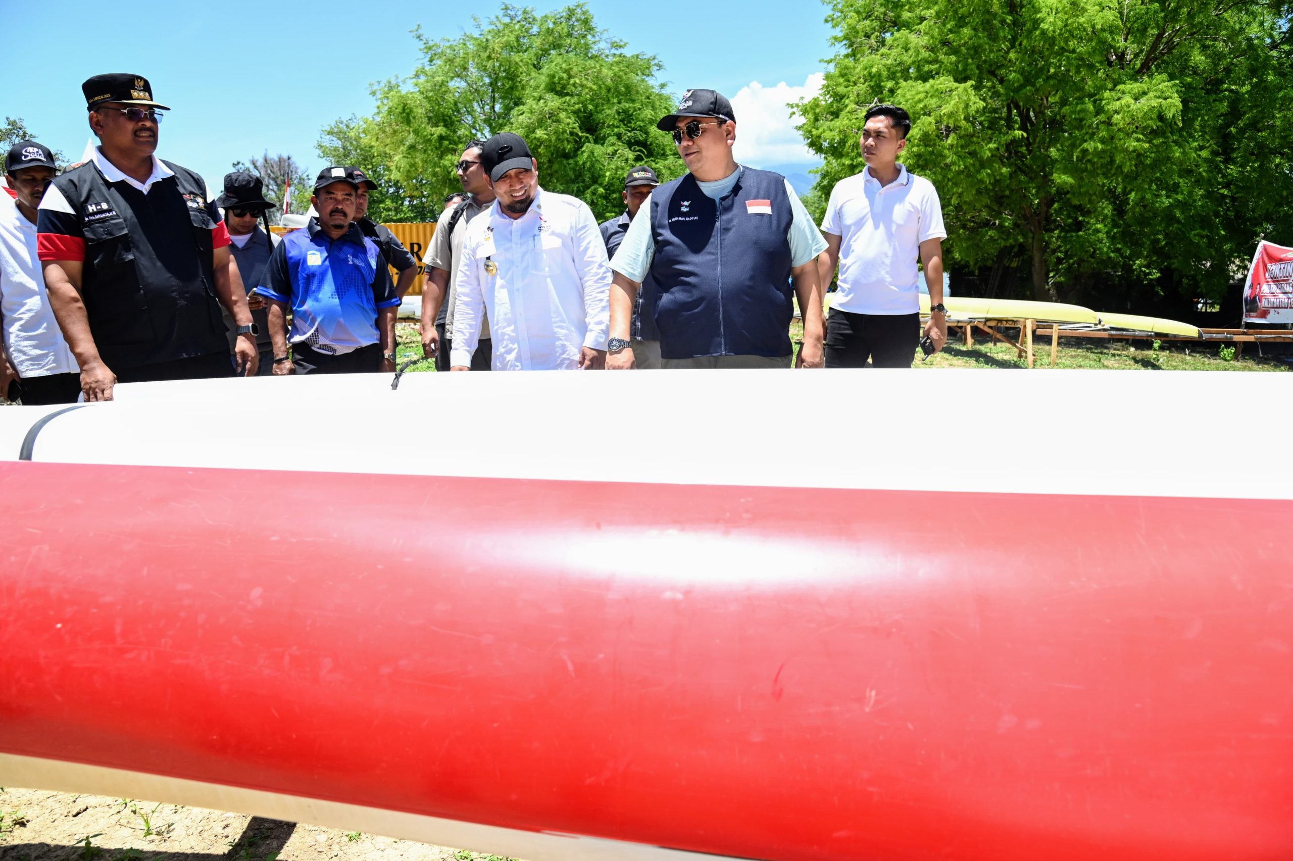 Pj Gubernur Aceh Tinjau Venue PON XXI Cabor Dayung di Waduk Keuliling