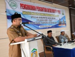 Pj Bupati Aceh Besar Kukuh Dua Anggota MPU PAW Periode 2022-2027