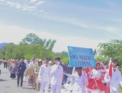 Peringati Hardikda ke-65, Forkopimcam dan Mahasiswa Leupung Gelar Karnaval dan Aneka Lomba