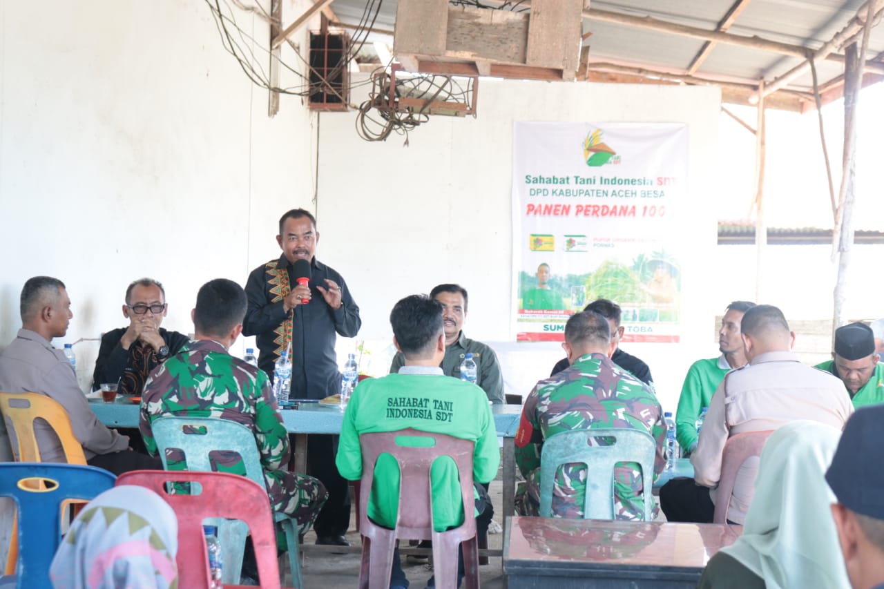 Wakili Pj Bupati, Asisten II Sekda Aceh Besar Hadiri Temu Ramah dengan Petani