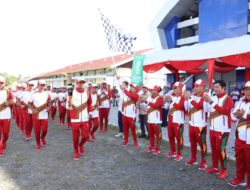 Usai Bermalam di Kota Jantho, Kirab Obor Api PON Dilepas Pj Bupati Aceh Besar Menuju Kota Banda Aceh