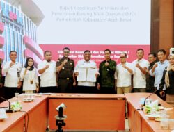 Pj Bupati Aceh Besar dan Pejabat KPK Hadiri Rakor Sertifikasi dan Penertiban Barang Milik Daerah