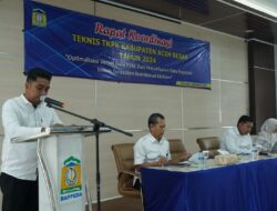 Turunkan Kemiskinan Ekstrem Nol Persen Pada 2024, Pemkab Aceh Besar Gelar Rakor Teknis