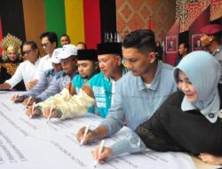 Empat Calon Wali Kota dan Wakil Wali Kota Banda Aceh Deklarasikan Pilkada Damai 2024