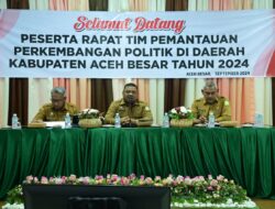 Wakili Pj Bupati, Sekda Pimpin Rapat Tim Pemantauan Perkembangan Politik di Aceh Besar