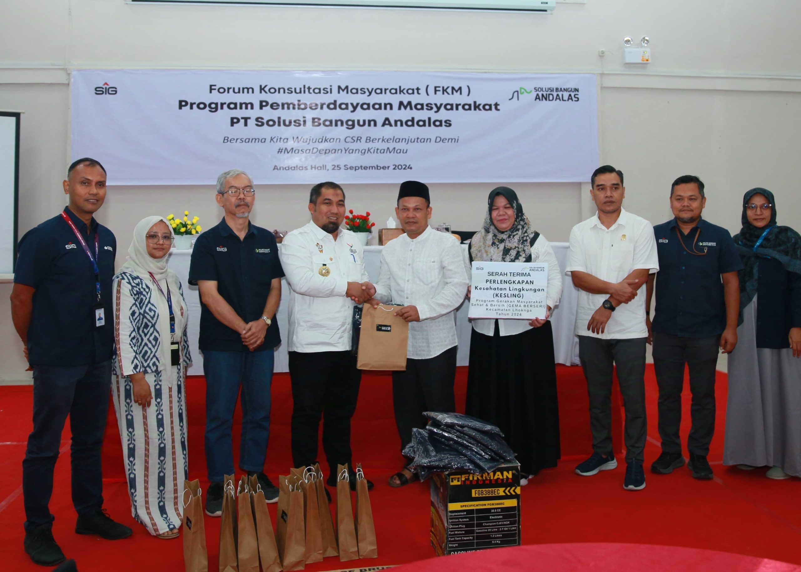 Pj Bupati Aceh Besar Hadiri Forum Konsultasi Masyarakat CSR PT SBA di Lhoknga