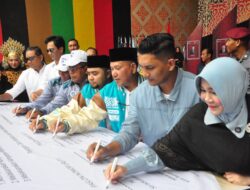 Empat Calon Wali Kota dan Wakil Wali Kota Banda Aceh Deklarasikan Pilkada Damai 2024
