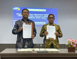Pemkab Aceh Besar Teken Kerjasama dan Library Tour Desa Binaan dengan USK
