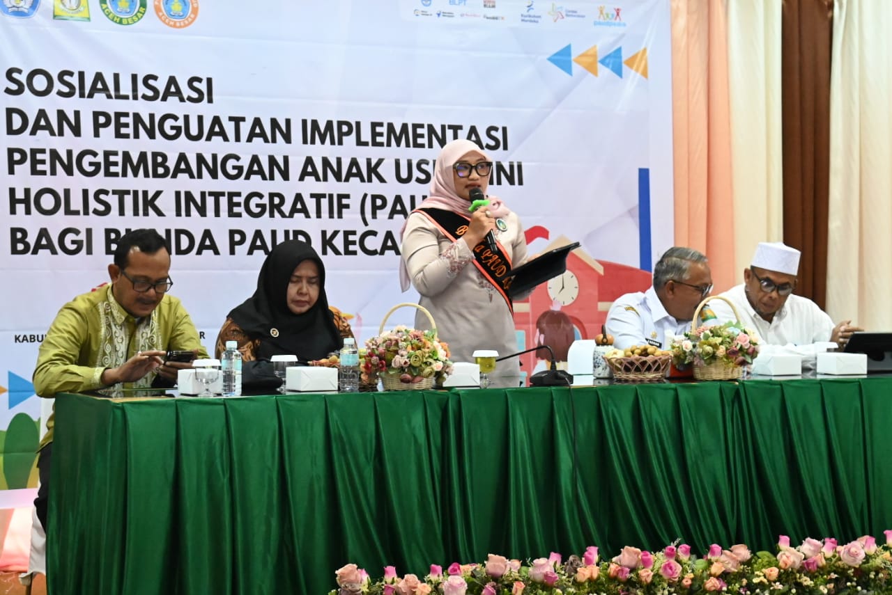 Sosialisasi PAUD HI Bagi Bunda PAUD Kecamatan Se-Aceh Besar