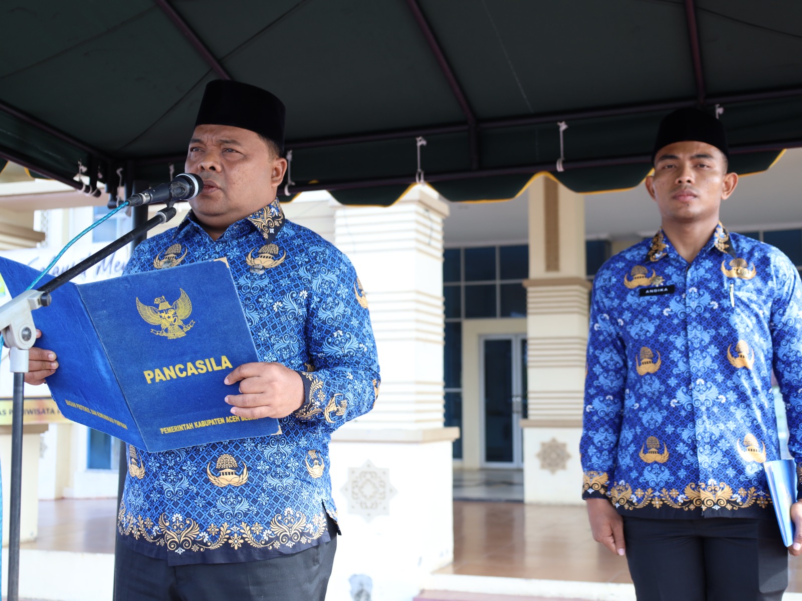 Peringati Hari Sumpah Pemuda ke-96, Pemkab Aceh Besar Gelar Apel Gabungan