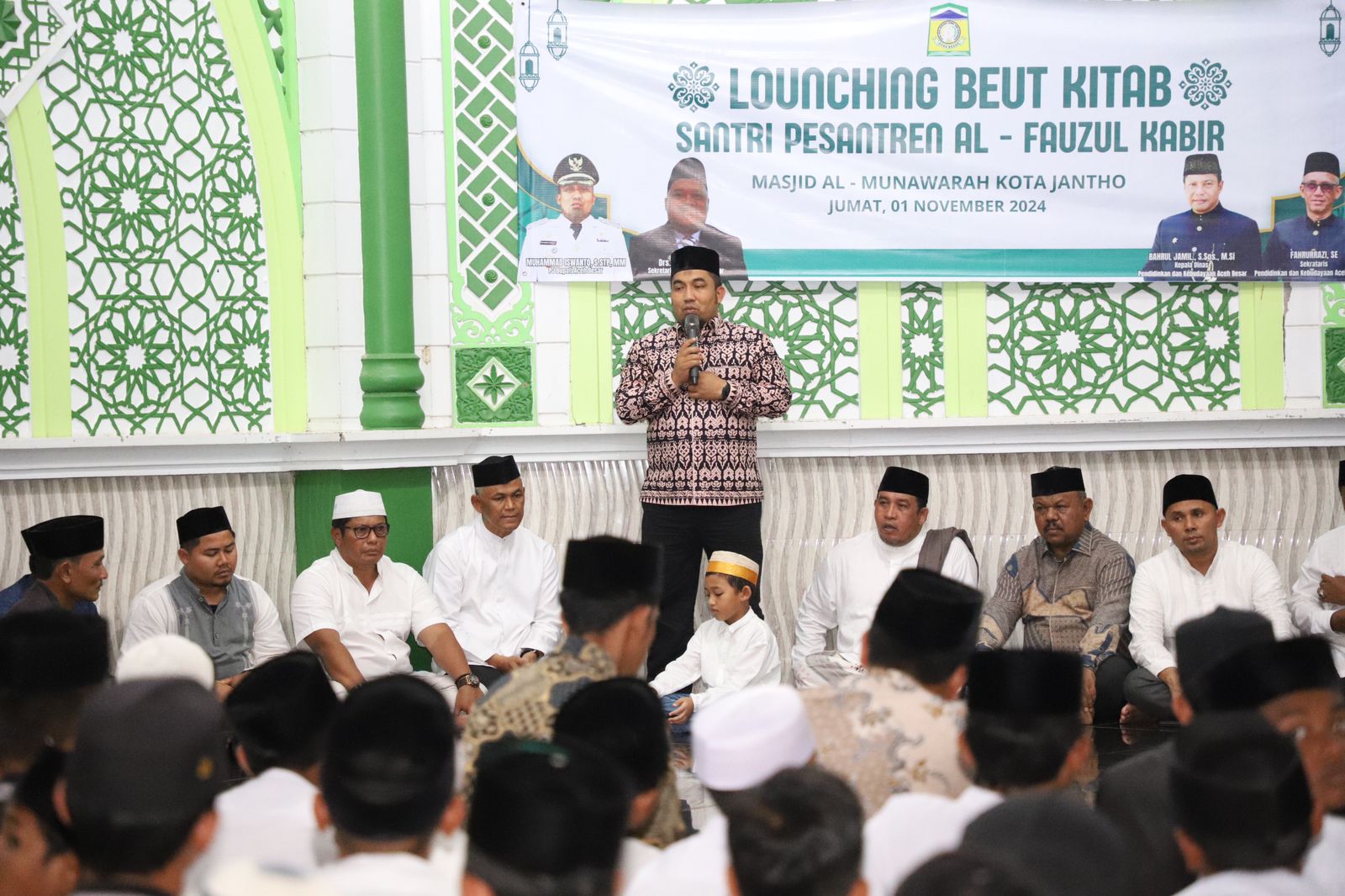 Pj Bupati Aceh Besar Lounching Beut Kitab Santri Pesantren Al Fauzul Kabir