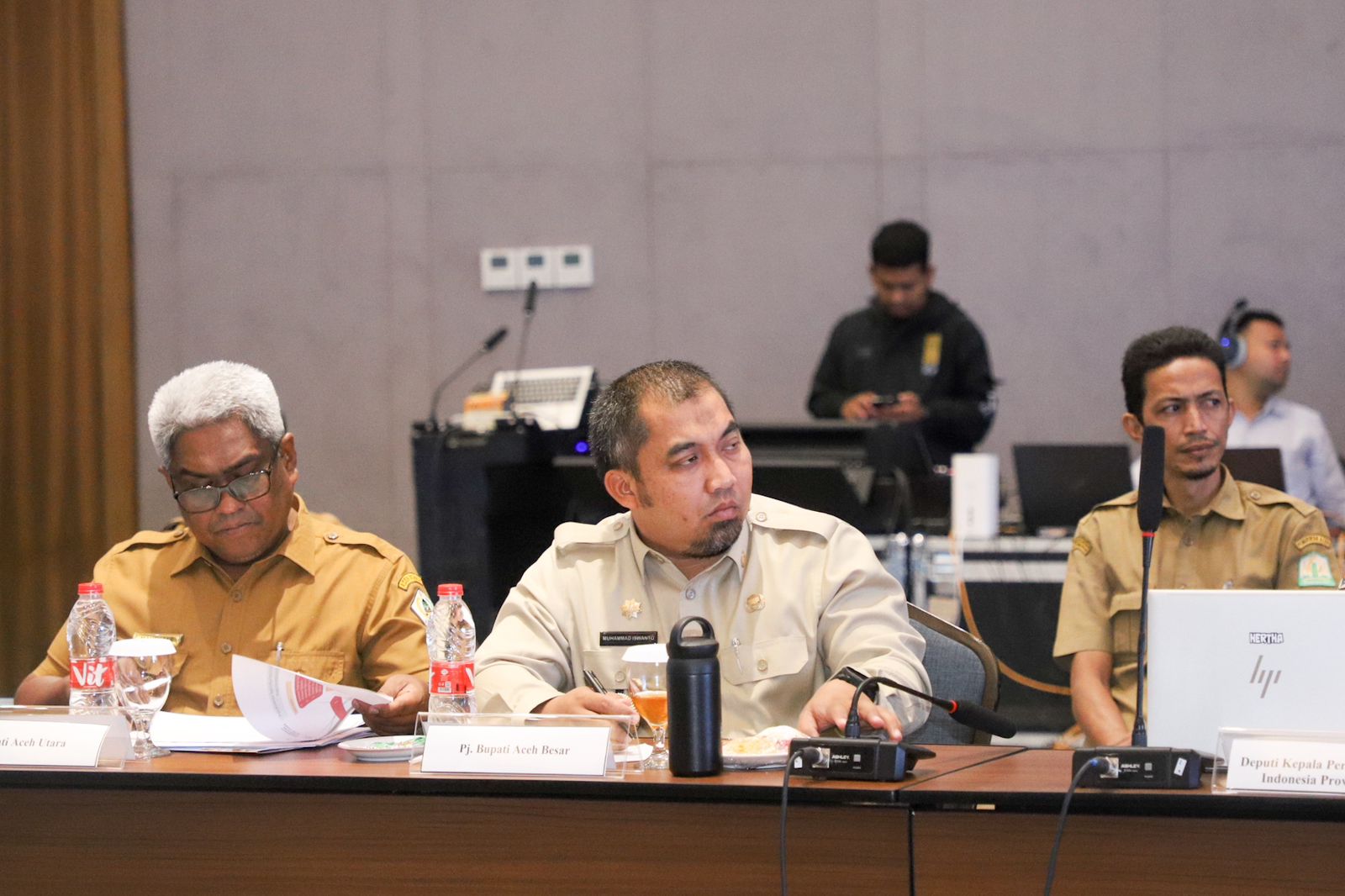 Pj Bupati Aceh Besar Hadiri High Level Meeting TPID Aceh dan Tim Percepatan dan Perluasan Digitalisasi