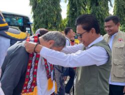 Kalaksa BPBD Aceh Besar Sambut Tim UNESCO di Lhoknga