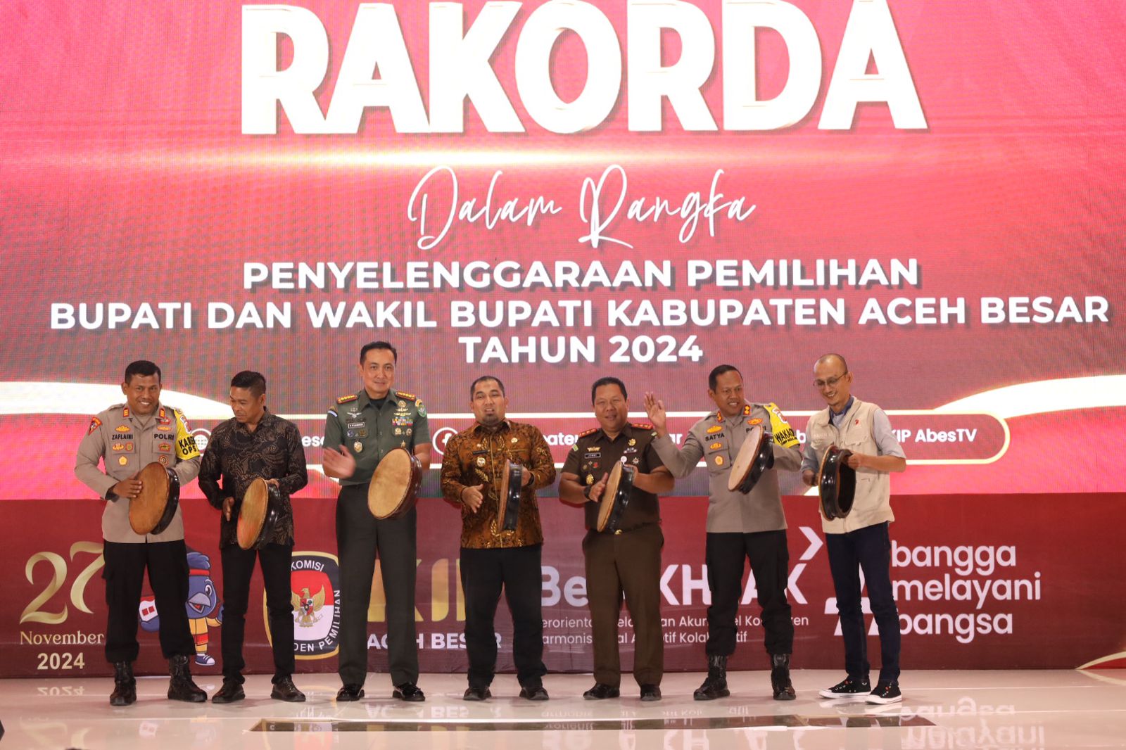 Pj Bupati Iswanto Buka Rakor Penyelenggaraan Pemilihan Bupati dan Wakil Bupati Aceh Besar