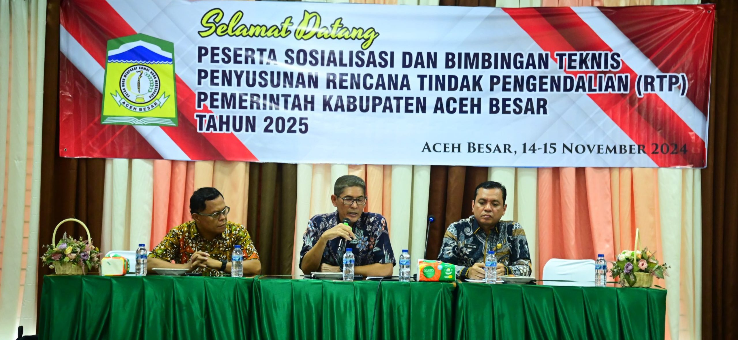 Wakili Pj Bupati, Assisten III Setdakab Buka RTP Pemkab Aceh Besar 2025