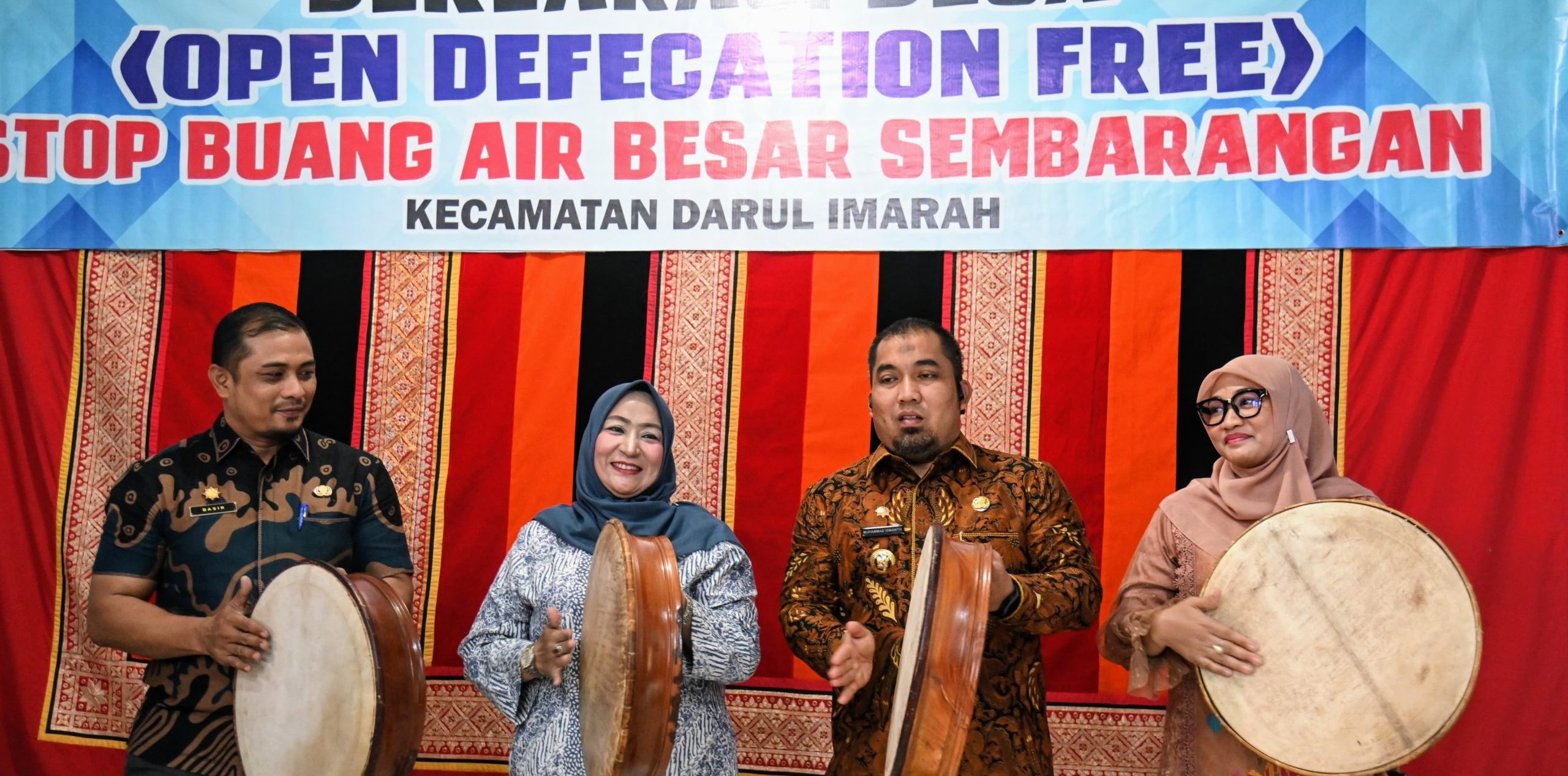 Pj Bupati Aceh Besar Luncurkan Deklarasi Kecamatan ODF di Darul Imarah