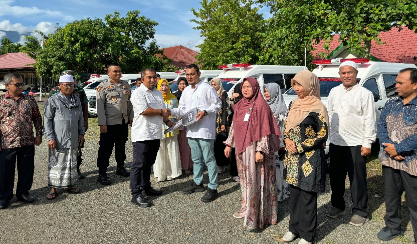 Pj Bupati Iswanto Serahkan 17 Unit Armada Baru untuk Puskesmas dan Pusling