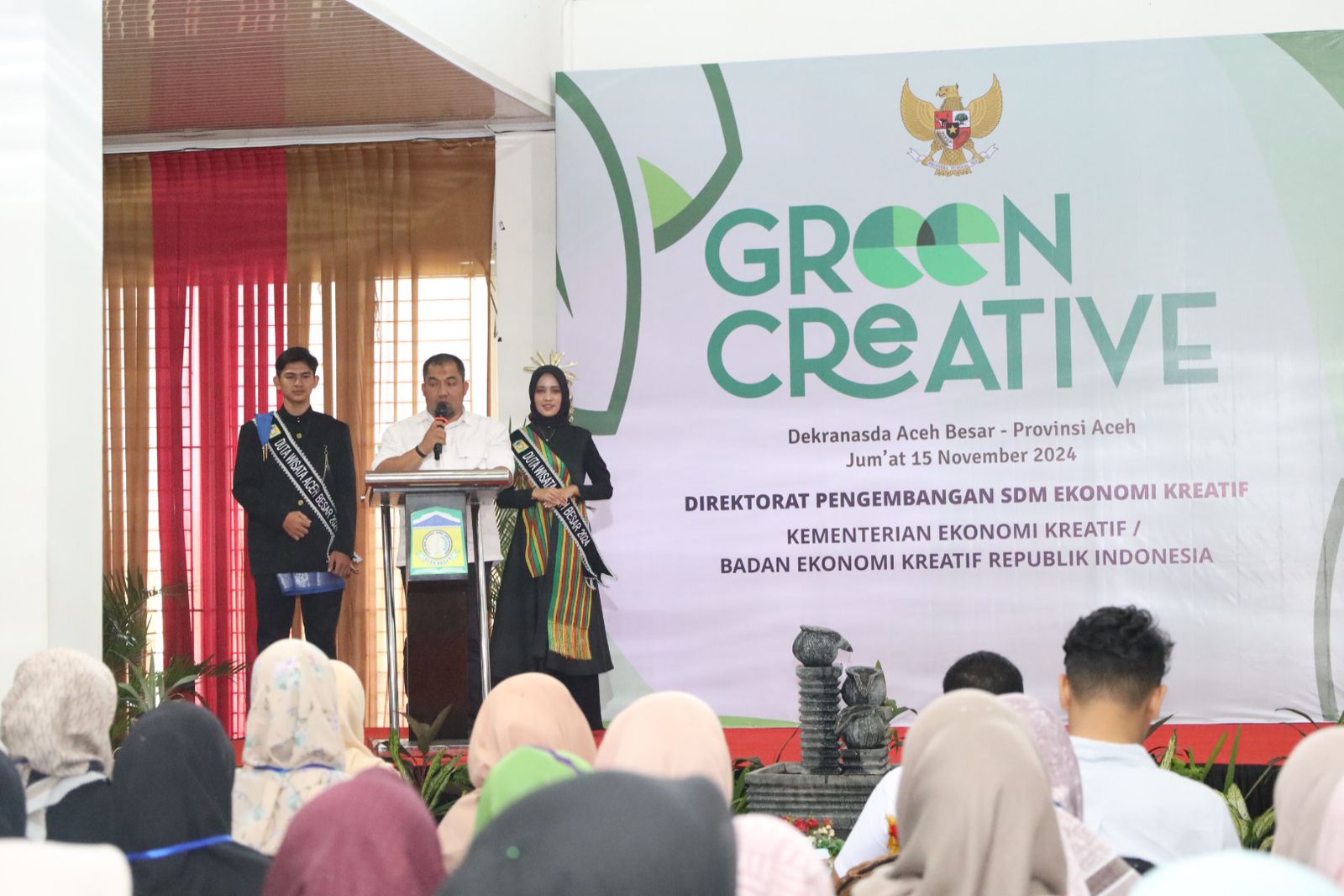 Pj Bupati Aceh Besar Buka Pelatihan Green Creative Tahun 2024