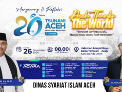 Pj Gubernur Aceh Ajak Warga Kumpul di Masjid Raya Baiturrahman Besok, Dzikir dan Doa Bersama Mengenang 20 Tahun Tsunami
