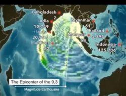 Megathrust Ancam Empat Pulau Besar Indonesia Tanpa Kalimantan Dengan Kekuatan 7,8 Sampai 9,2 SR