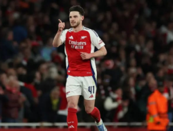Arsenal Bantai Real Madrid 3-0, Rice Cetak Brace