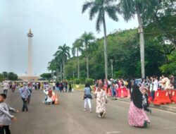 36.113 Wisatawan Liburan Lebaran di Monas,  257 di Antaranya Wisman