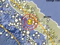 Gempa Bumi Terkini Magnitudo 5,2 Guncang Aceh Selatan
