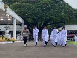 Paskibraka Tampilkan Formasi Khusus saat Gladi Bersih Upacara 17 Agustus di Istana