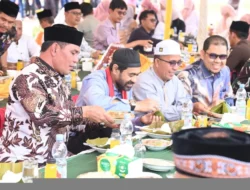 Gubernur Aceh dan Ribuan Masyarakat Aceh Besar Santap Hidangan Maulid di Kota Jantho