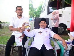 PMI Berhasil Kumpulkan 69 Kantong Darah pada Peringatan Orue Lahee ke-69 Aceh Besar