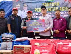 Wagub Aceh Salurkan Bantuan Logistik Darurat Bencana ke Bener Meriah dan Aceh Tengah