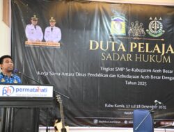 Disdikbud Aceh Besar Gelar Pemilihan Duta Pelajar Sadar Hukum Tingkat SMP