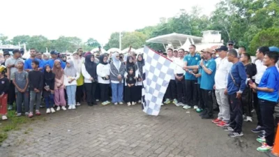 Ribuan Masyarakat Ikuti Jalan Santai Keluarga Uro lahe ke-69 Aceh Besar di Kota Jantho