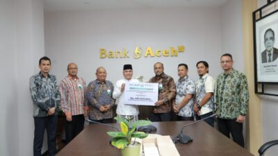 Bank Aceh Salurkan Zakat Karyawan Rp1,43 Miliar Melalui Baitul Mal