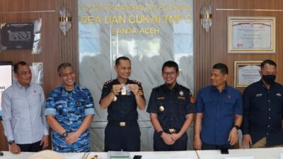 Bea Cukai Aceh Gagalkan Upaya Penyelundupan 527 Gram Emas ke Malaysia