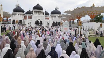 Ribuan Jamaah Shalat Idul Adha 1447 H di Masjid Raya Baiturrahman