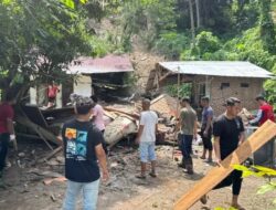 Longsor di Kuta Timu Sabang Rusak Dua Rumah, Lima Warga Terluka