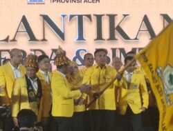 Bahlil Lantik Pengurus DPD Partai Golkar Aceh Periode 2025–2030