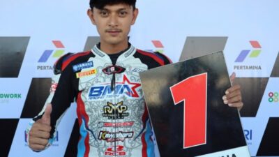 Juarai Race 1 Seri 3 : Pembalap Aceh, Silmi Bersaing Ketat di Mandalika Rancing Series 2026
