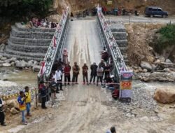 Jembatan Bailey Wih Kanis Kembali Difungsikan, Konektivitas Aceh Kembali Pulih