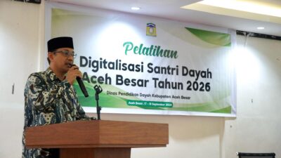 Santri Aceh Besar Disiapkan Kuasai Ruang Digital untuk Dakwah