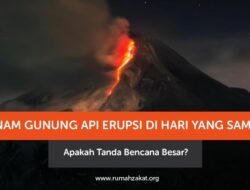 Enam Gunung Api Erupsi di Hari yang Sama?